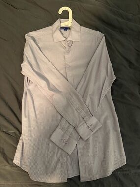 Apt. 9 Men's Light Lavender Microdot Dress Shirt